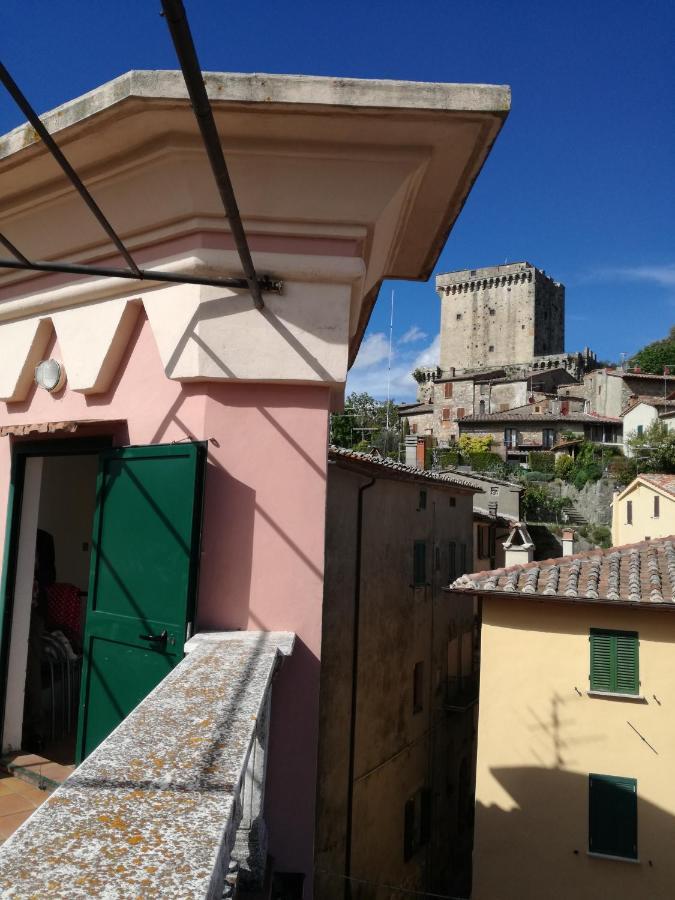 דירות Mansarda Con Solarium Panoramico Su Centro Storico Di Sarteano Vicino Alle Famose Terme Della Val D'Orcia מראה חיצוני תמונה